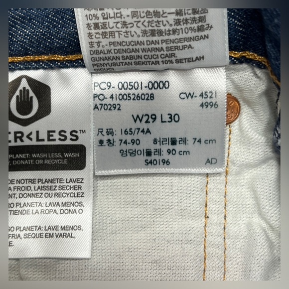 Levi's 501 Button Fly Jeans - 29 - Picture 6 of 10